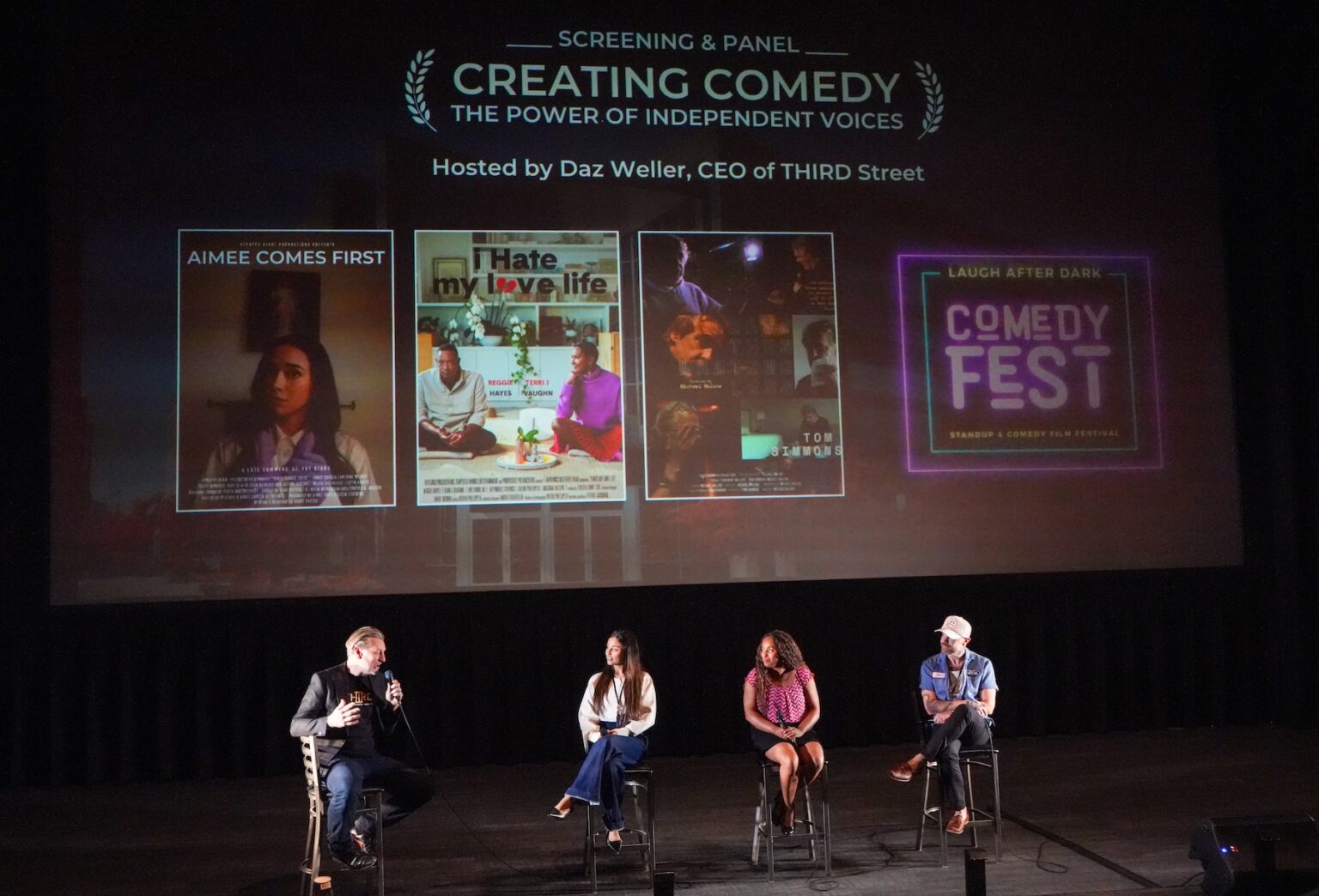 Creating Comedy panel at Las Vegas Comedy Fest, hosted at THIRD Street