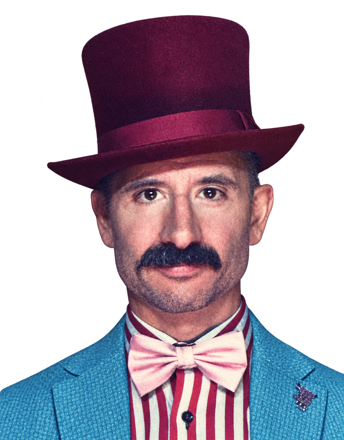 Cabaret performer in a top hat